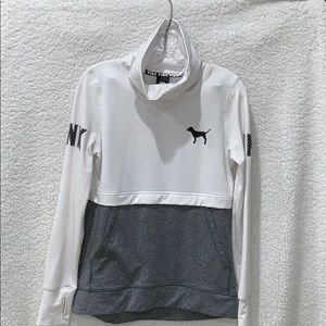 Pink performance long sleeve shirt